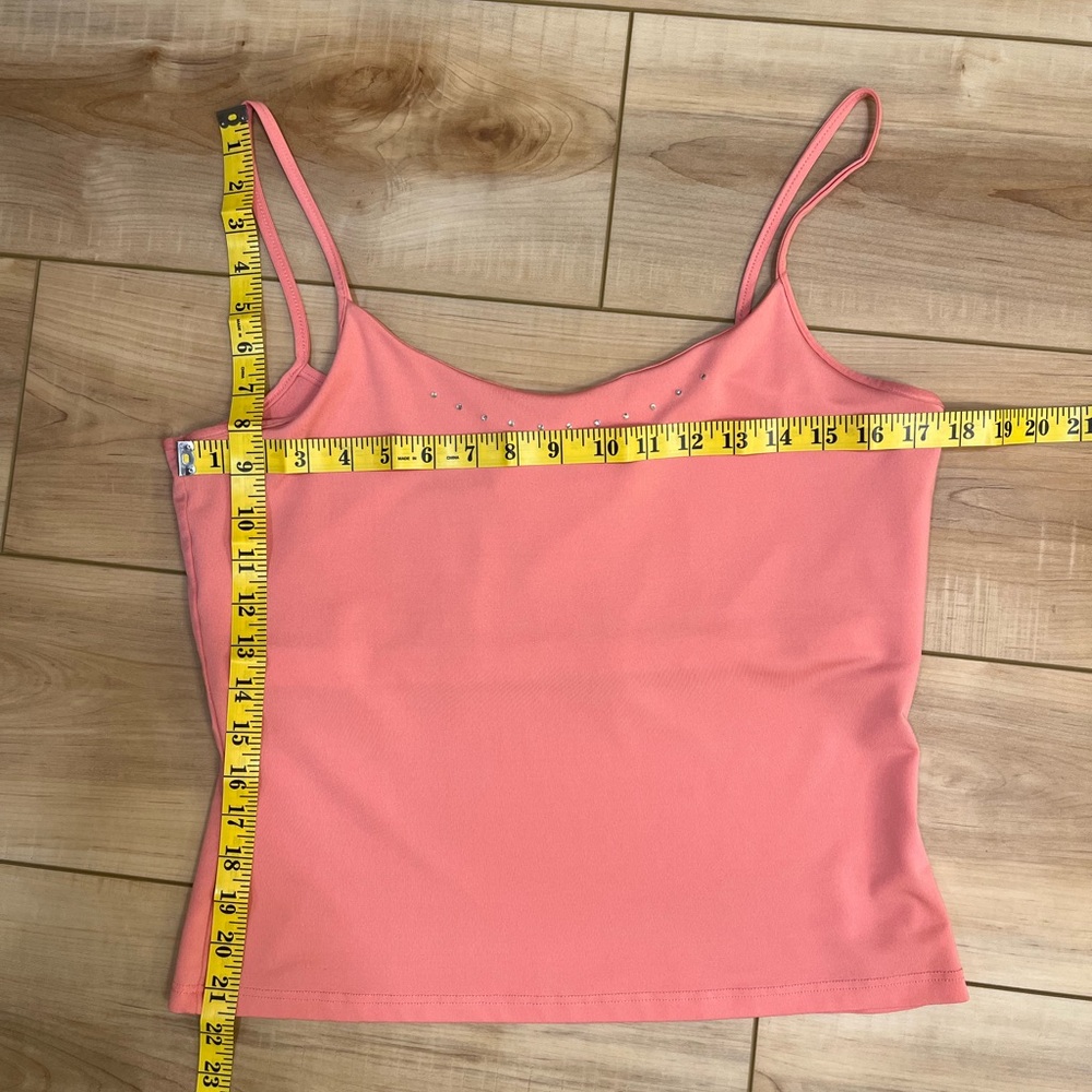 VTG First Issue Pink Rhinestone Tank Top Size Large - Picture 5 of 7